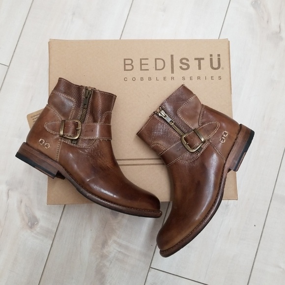 Bed Stu Shoes - Bed Stu Becca Tan Rustic ankle boots *LTD QTY *